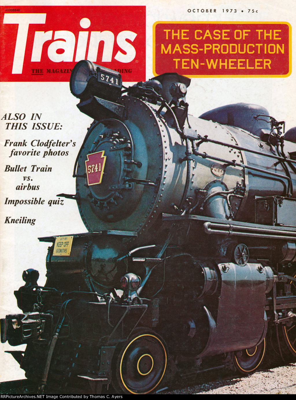 "Mass-Production Ten-Wheeler," Front Cover, 1973